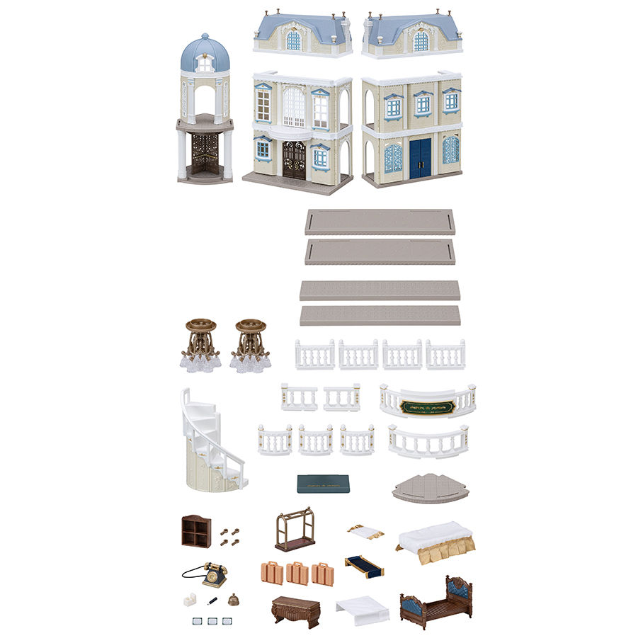 Thumbnail: Đồ Chơi Sylvanian Families Town Khách Sạn Lớn Thành Phố Grand Royal Hotel