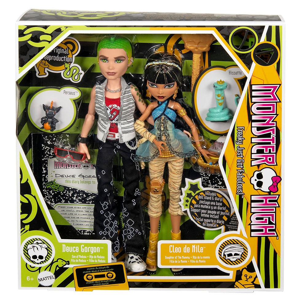 Thumbnail: Búp Bê Monster High Booriginal Creeproduction Cleo De Nile Deuce Gorgon