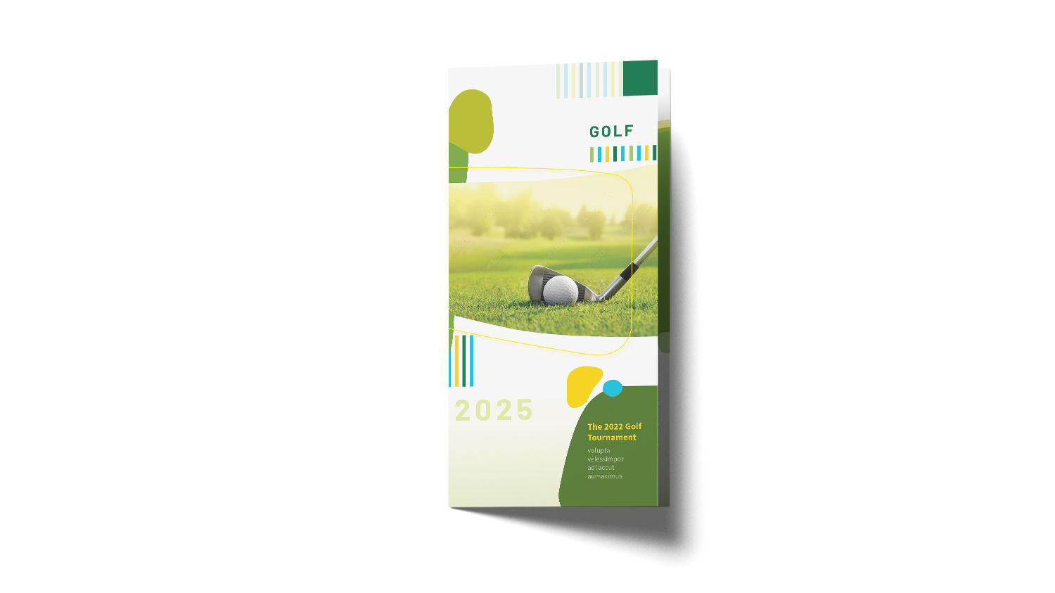 Golf Tournament 2022 Trifold Brochure