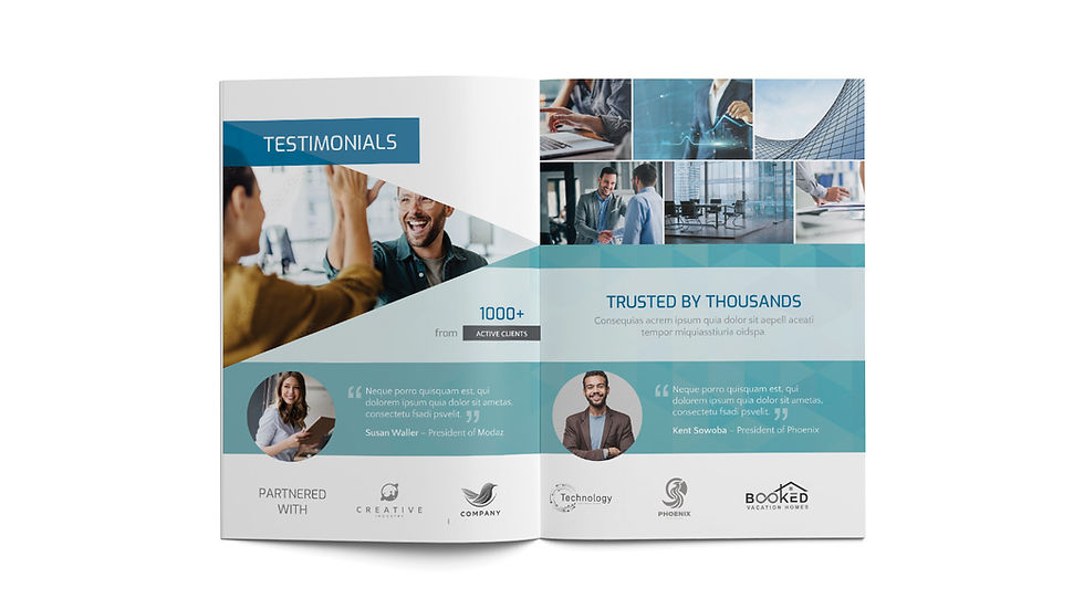 Thumbnail: Business Corporate 12 Page Brochure