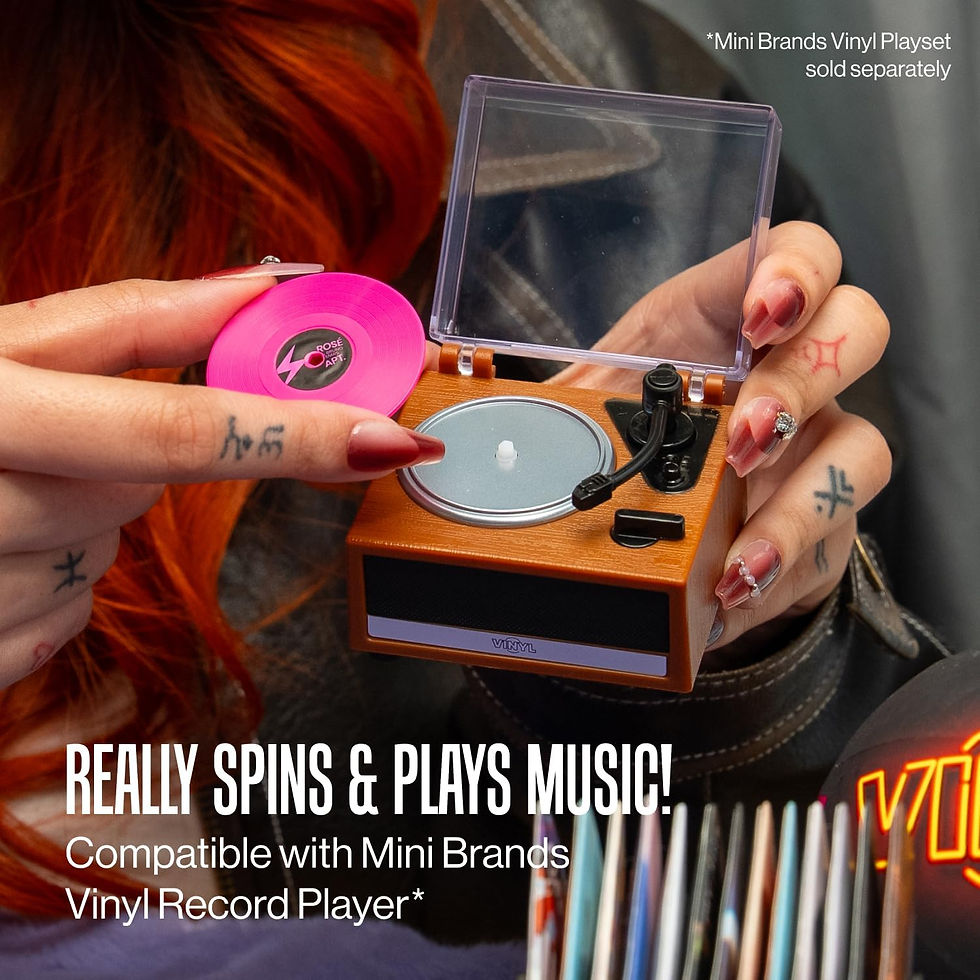 Thumbnail: Đồ Chơi Mini Brands Really Works Vinyl Playset Functional Vinyl Record Player