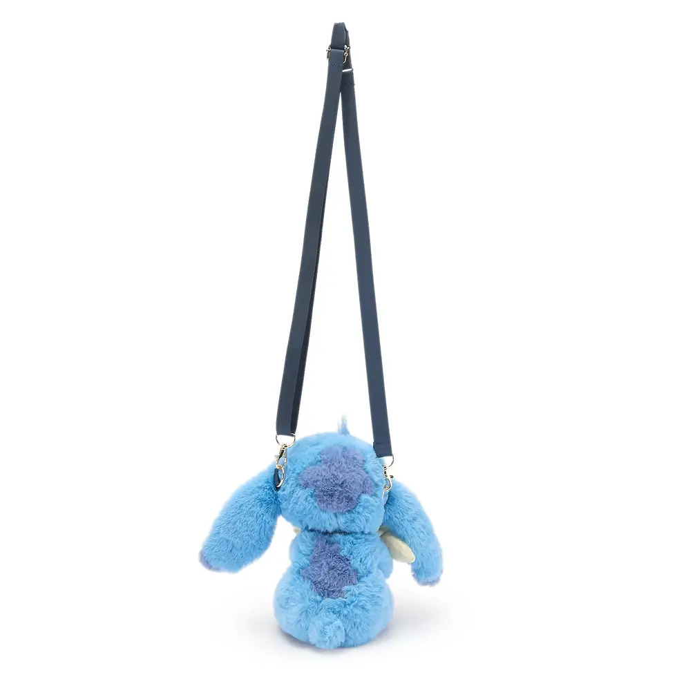 Thumbnail: Thú Bông Disney Store Japan Stitch with Starfish Plush Crossbody Bag 23cm