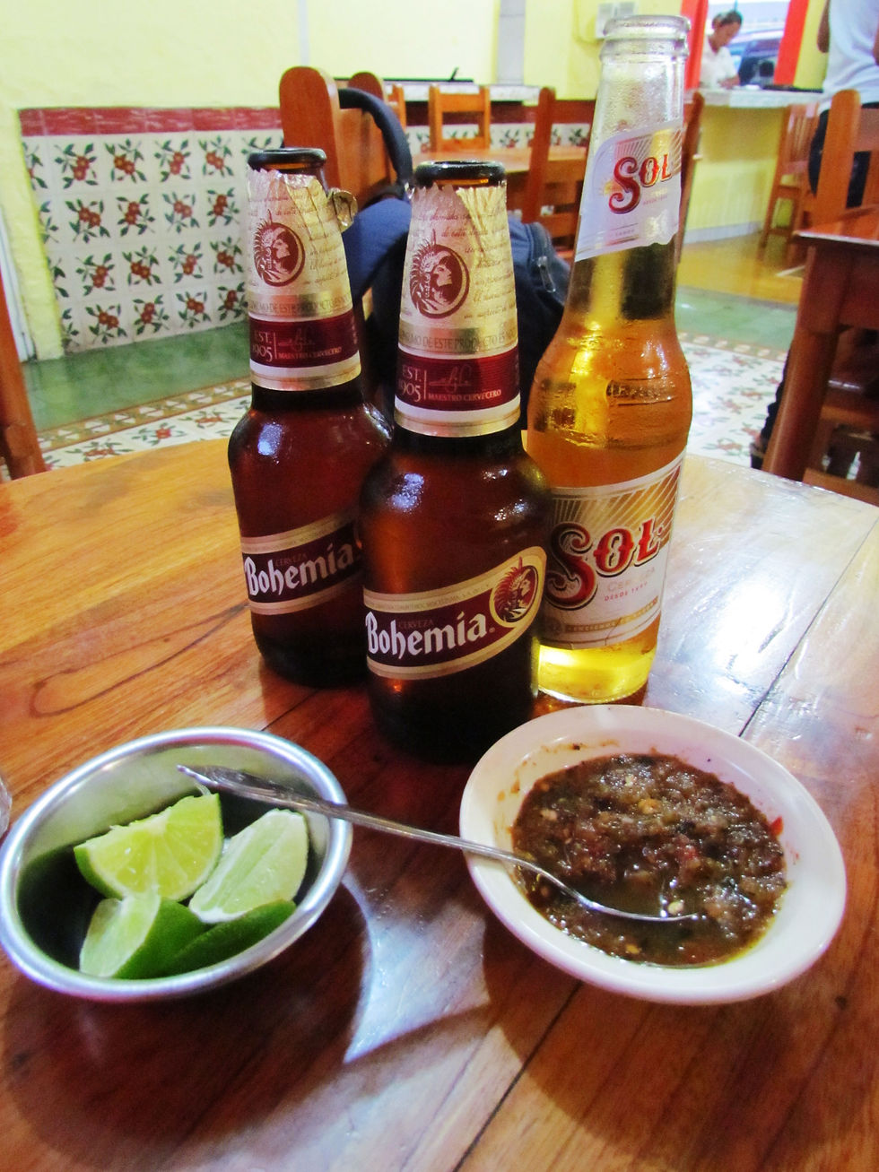 Mi primera cena en México