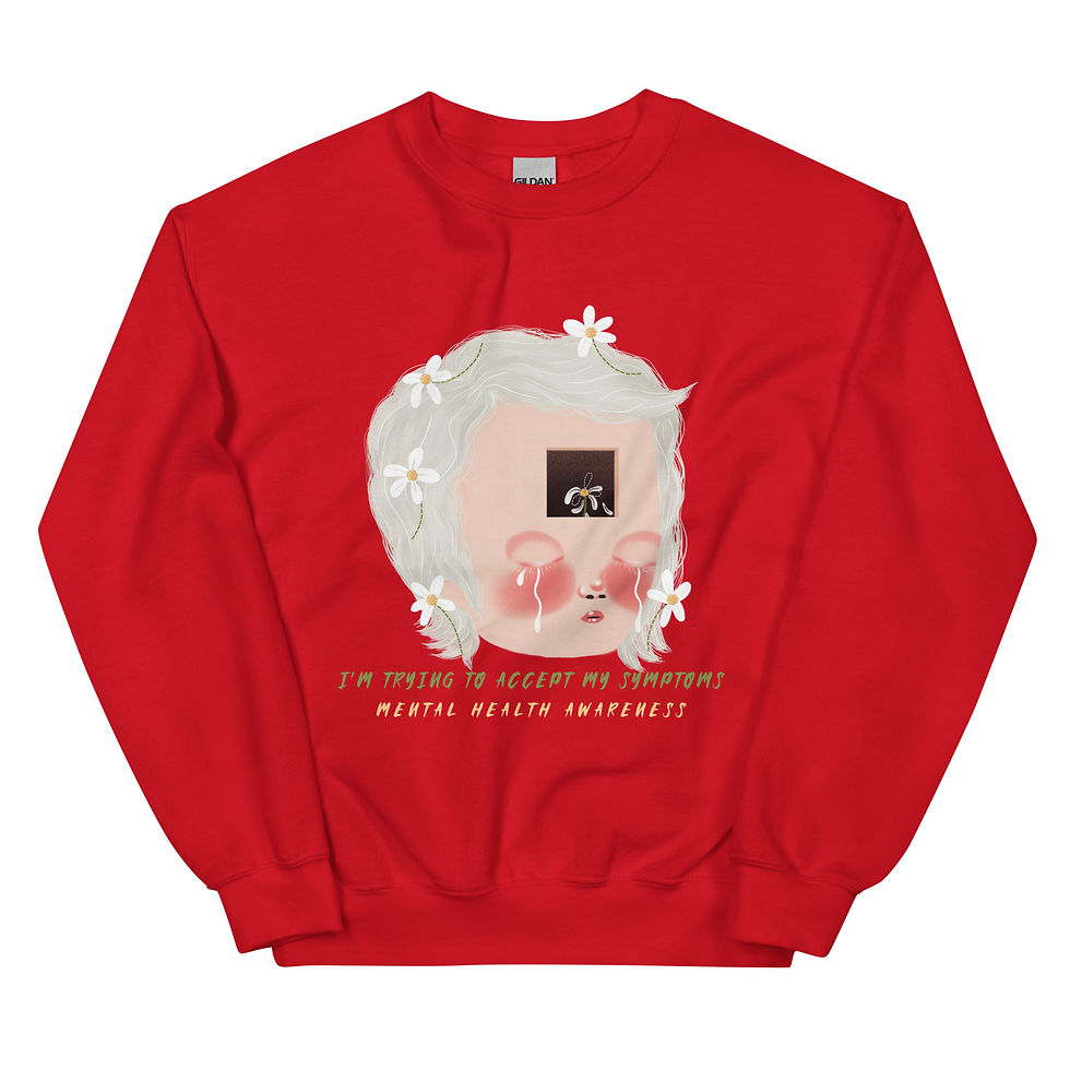Thumbnail: I'm Trying To Accept My Symptoms Sweatshirt