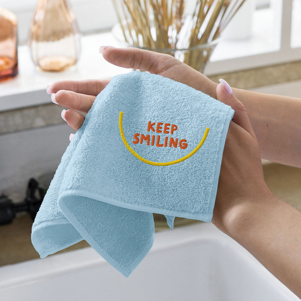 Thumbnail: Keep Smiling Hand Towel