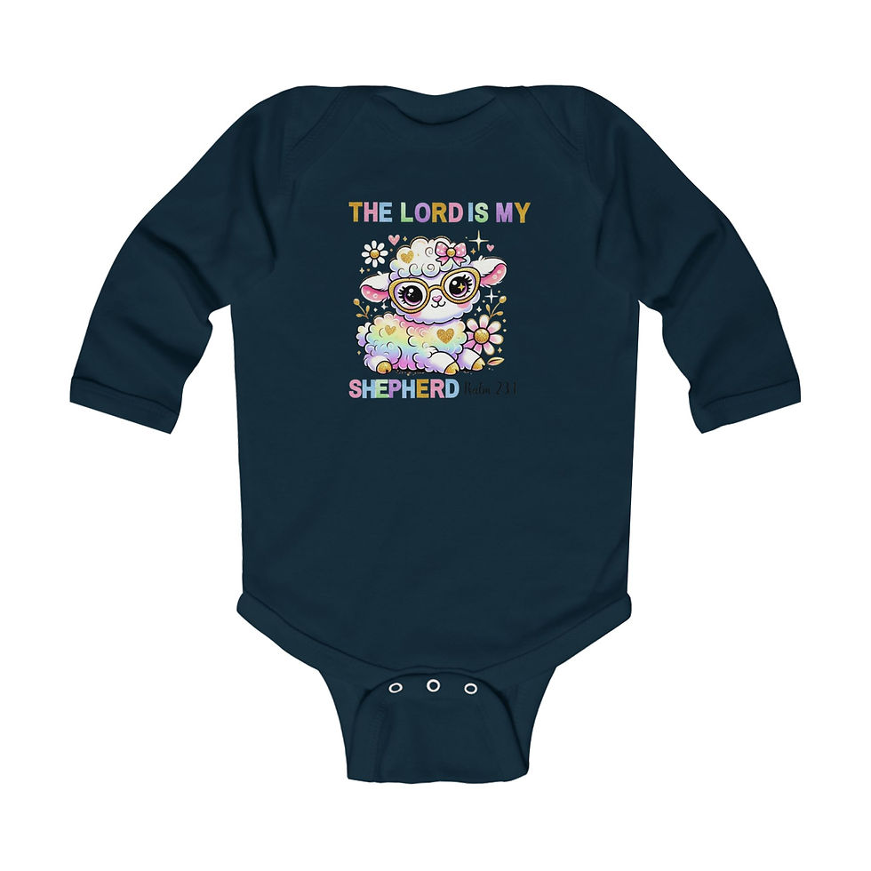 Thumbnail:  Cute Lamb Long Sleeve Onesie