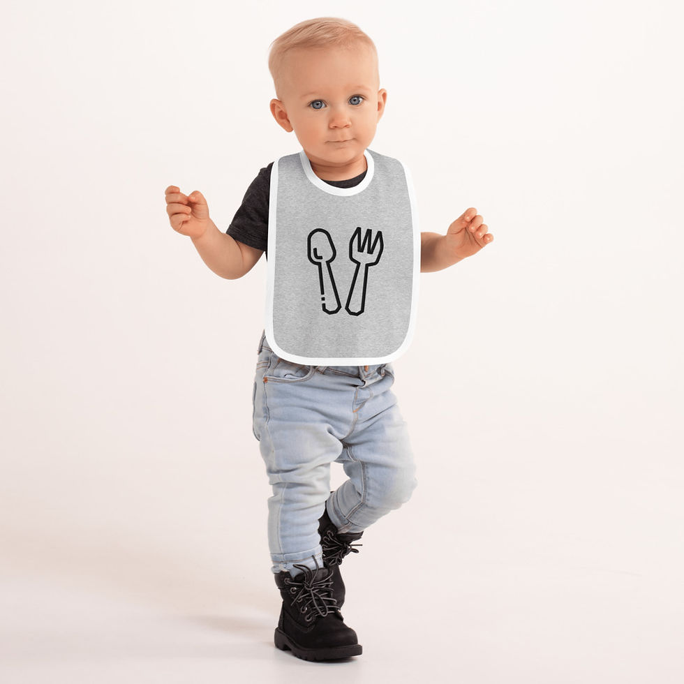 Thumbnail: Embroidered Baby Bib