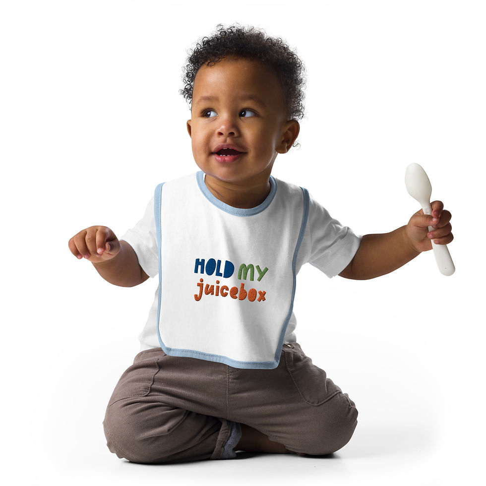 Thumbnail: Embroidered Baby Bib