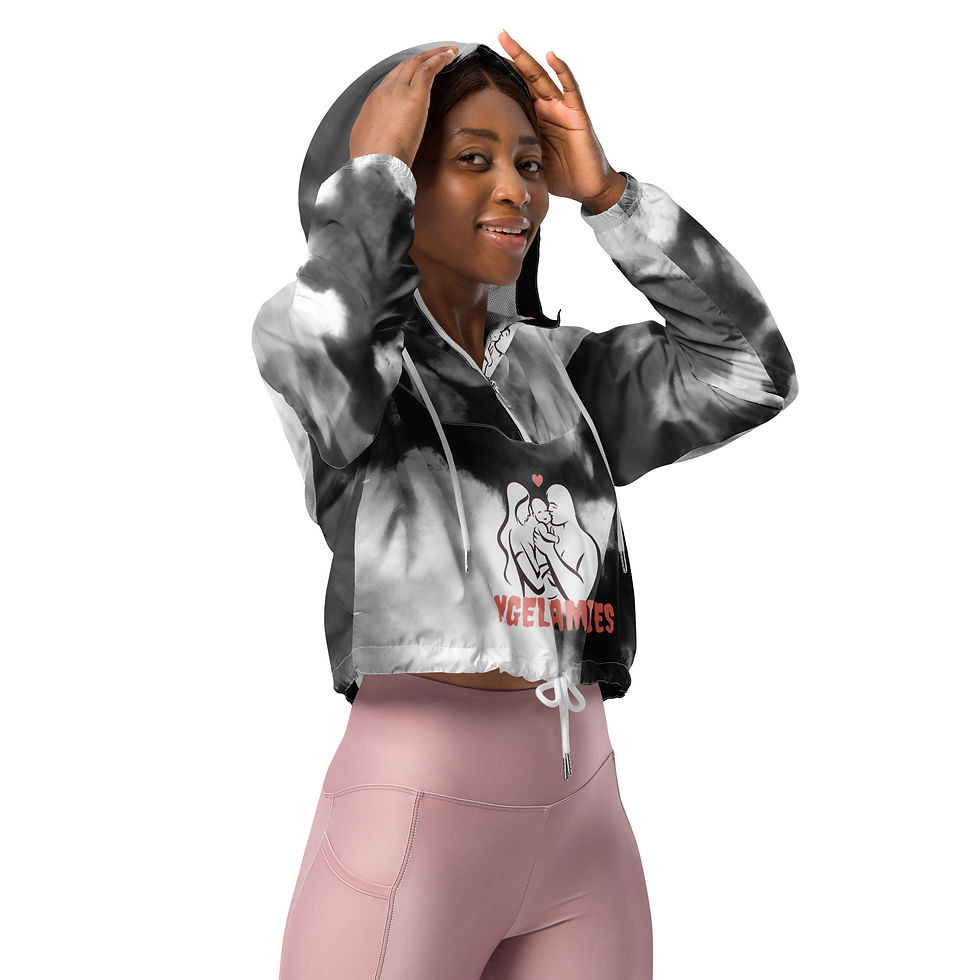 Thumbnail: Angel Families Cropped Windbreaker