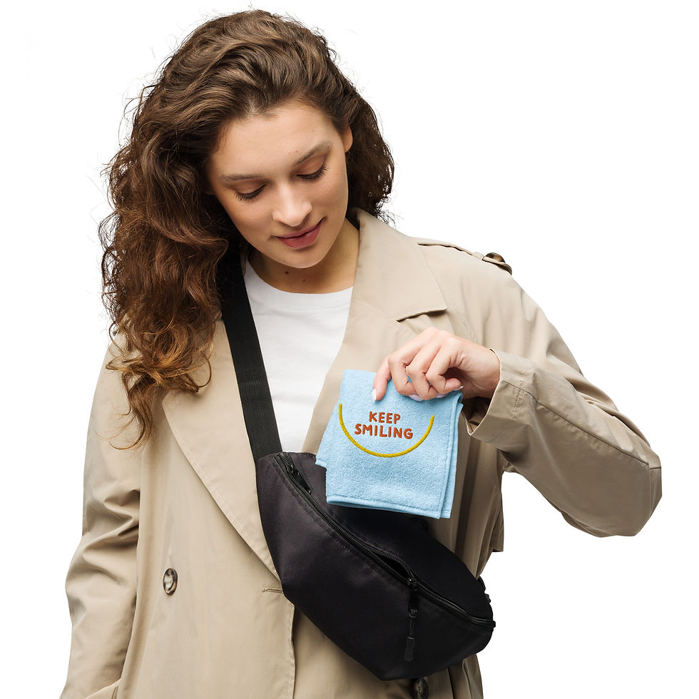 Thumbnail: Keep Smiling Hand Towel