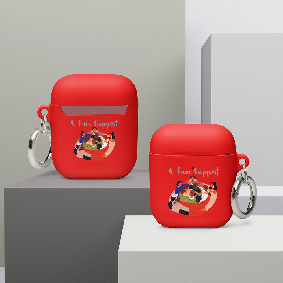Thumbnail: A. Fam Support Rubber Case for AirPods®