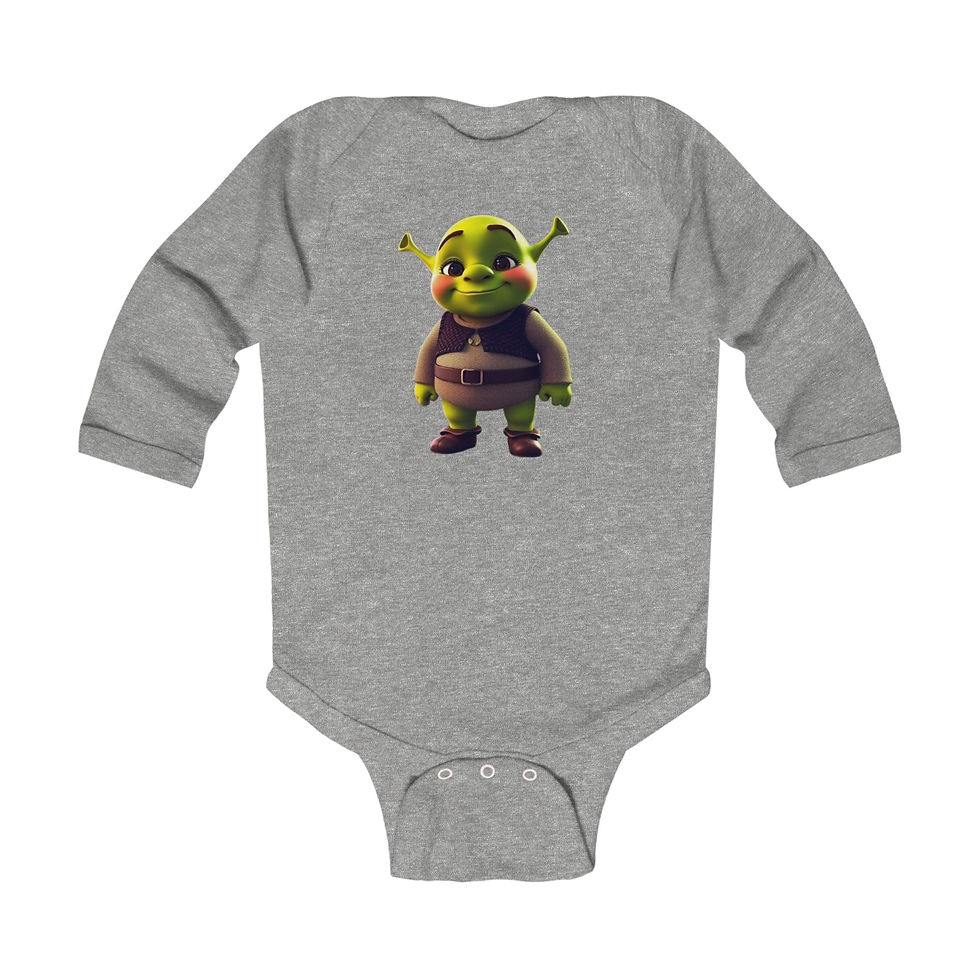 Thumbnail: Baby Ogre Long Sleeve Onesie