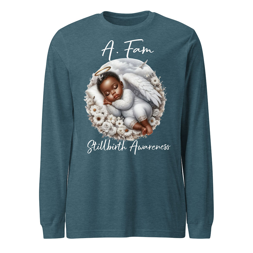 Thumbnail: A fam Stillborn Awareness Long Sleeve Tee