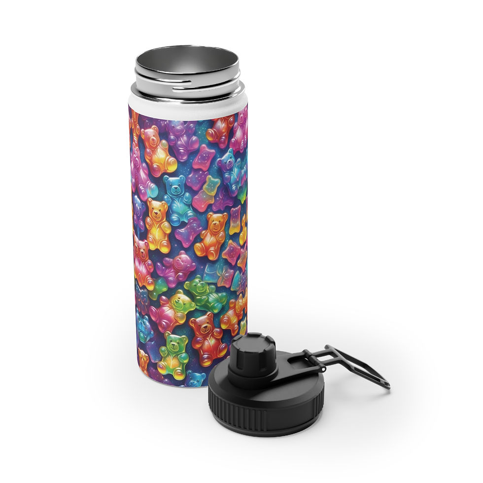 Thumbnail: Gummy Bear Stainless Steel Water Bottle