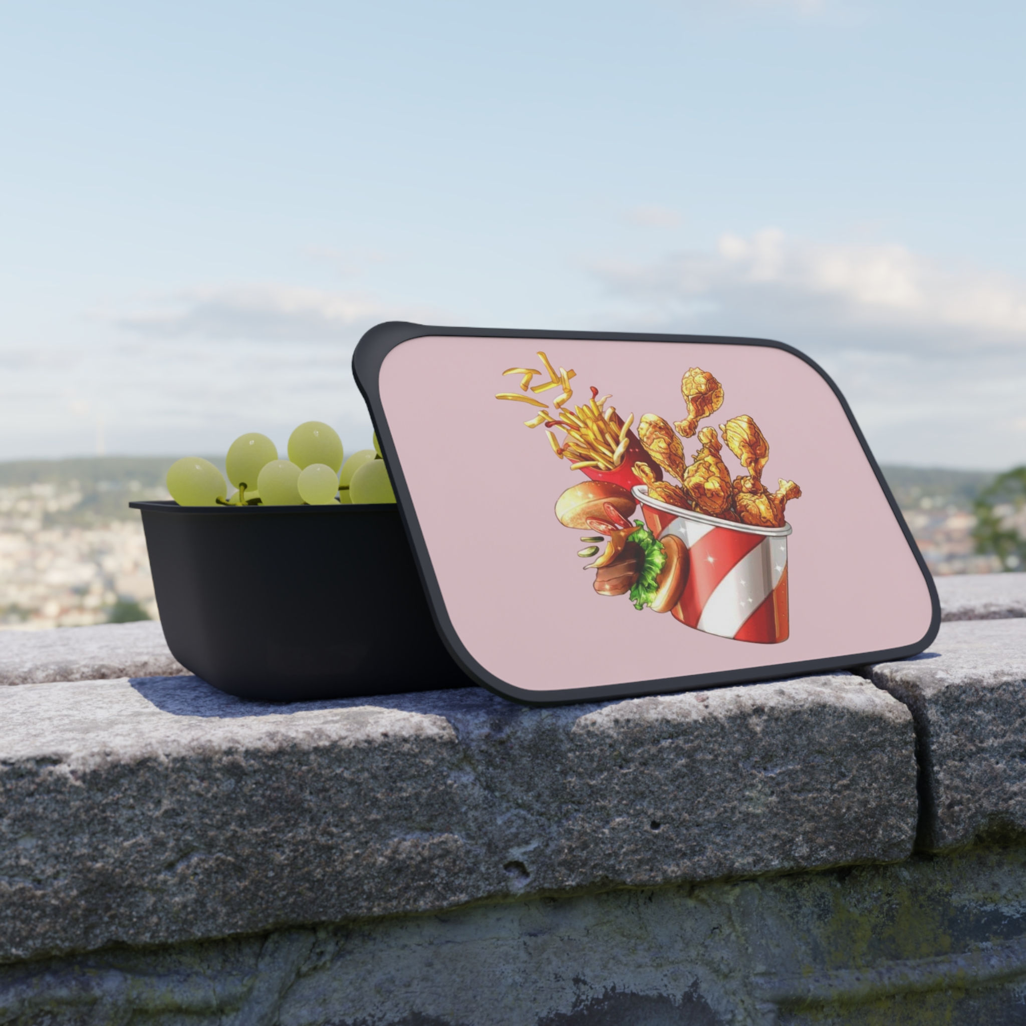 Fried Chicken & Fries Bento Box
