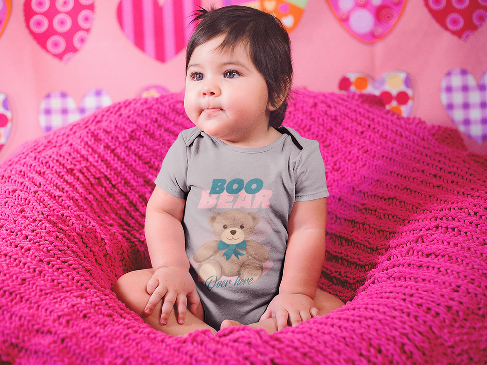 Thumbnail: Boo Bear Over Here Onesie 