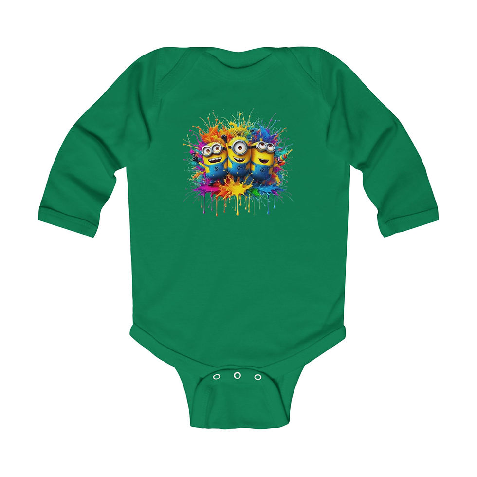 Thumbnail:  Minions Long Sleeve Onesie