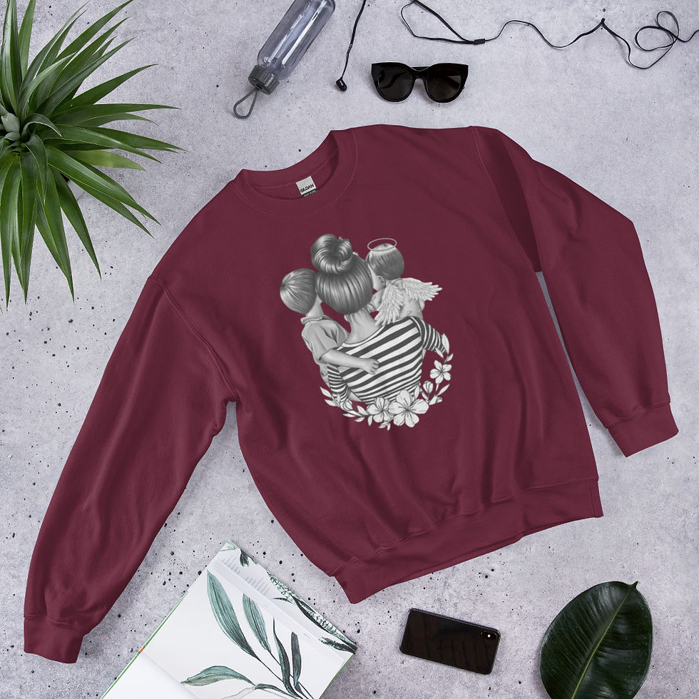 Thumbnail: One Here One In Heaven Sweatshirt