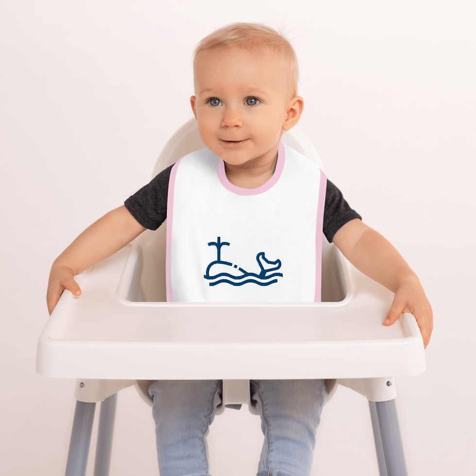 Thumbnail: Embroidered Baby Bib