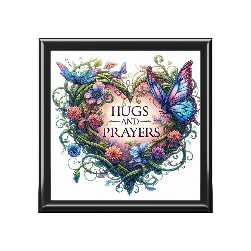 Thumbnail: Hugs & Prayers Memorabilia Box