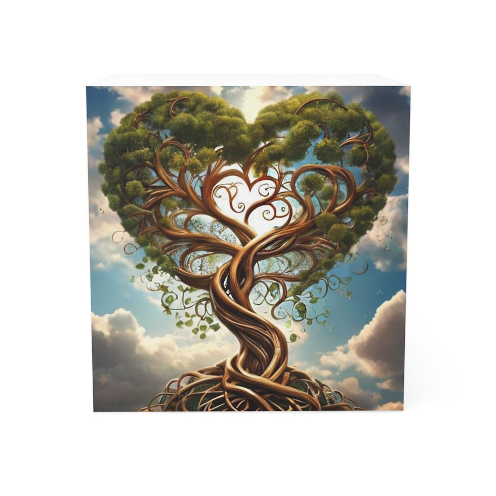 Thumbnail: Heart Tree Sticky Note Block