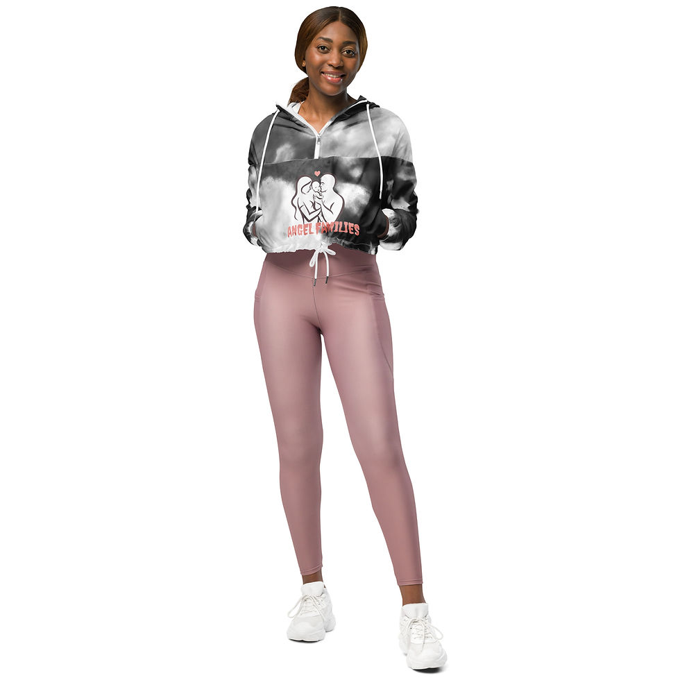 Thumbnail: Angel Families Cropped Windbreaker