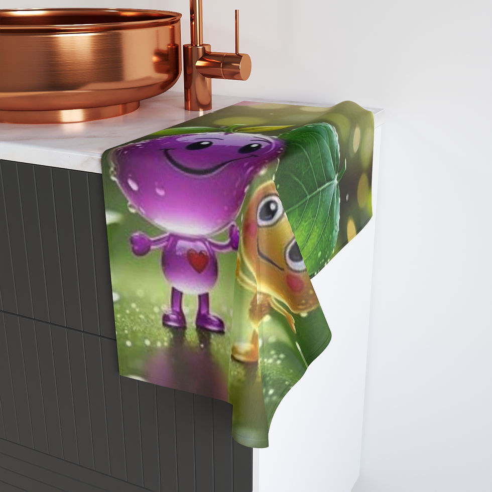 Thumbnail: Cute Fruit Friends Hand Towel