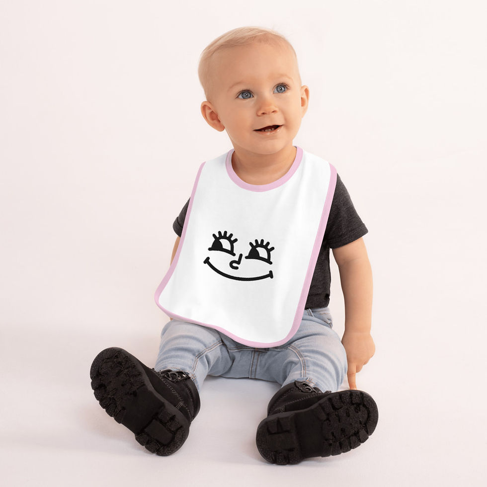 Thumbnail: Embroidered Baby Bib