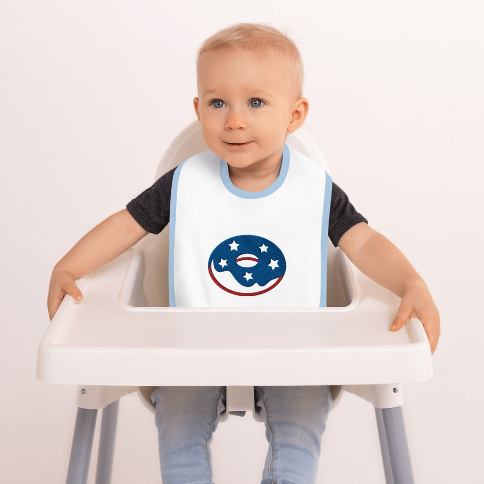 Thumbnail: Embroidered Baby Bib