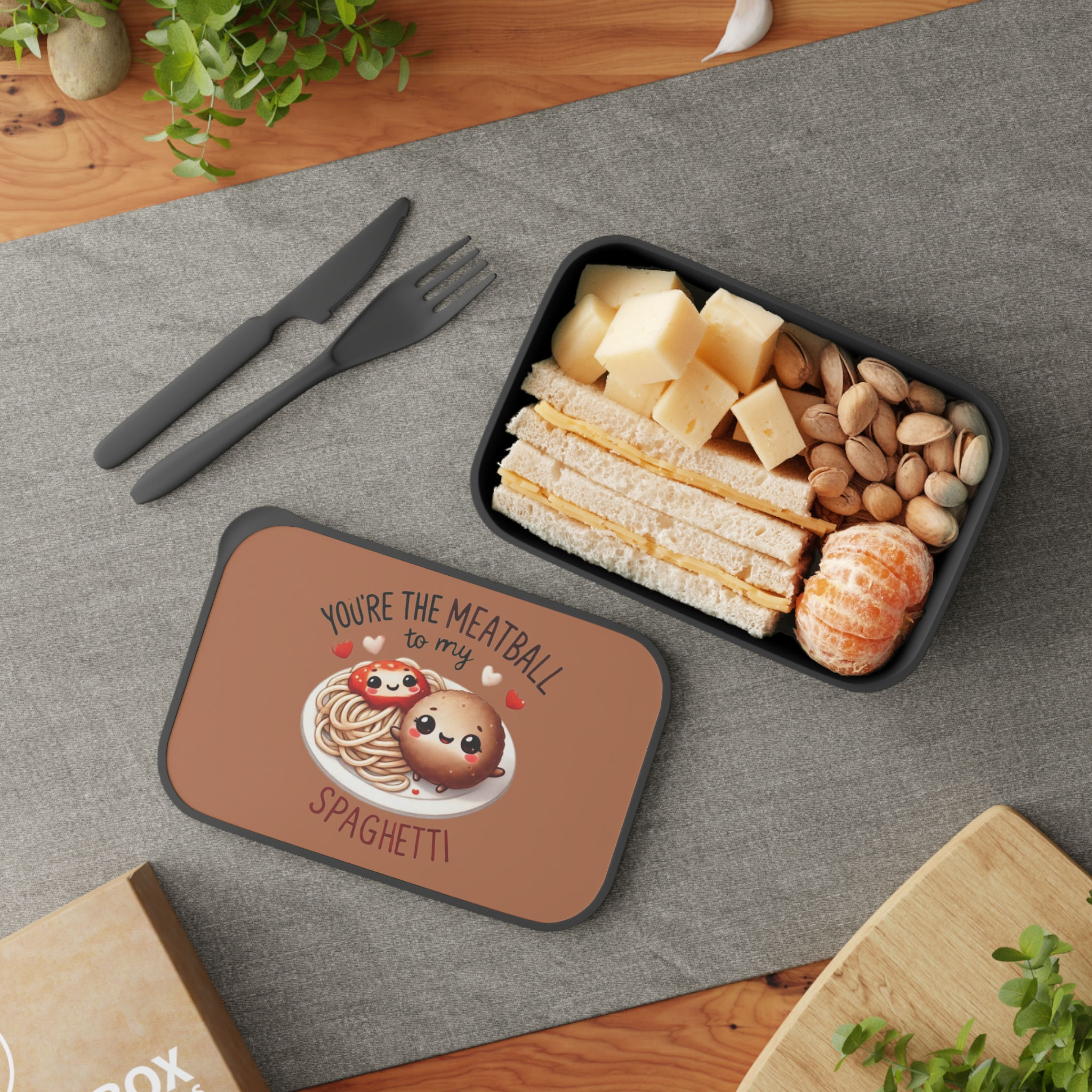  You're the Meatball to My Spaghetti Bento Box