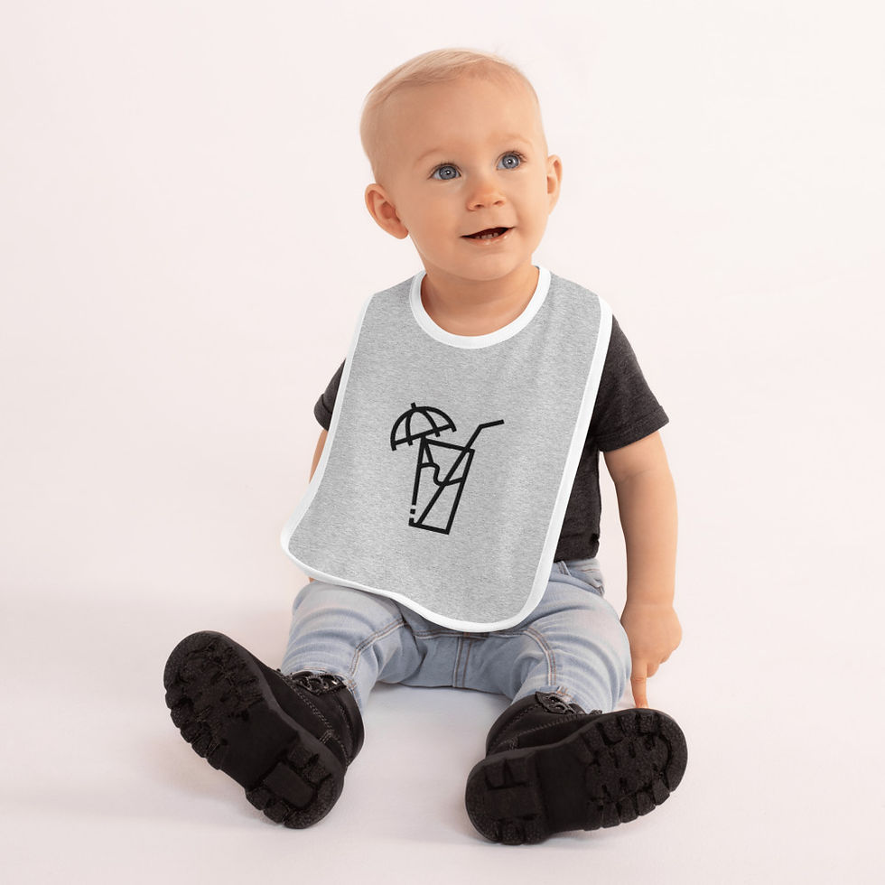 Thumbnail: Embroidered Baby Bib
