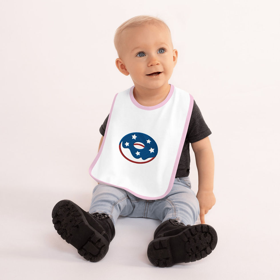 Thumbnail: Embroidered Baby Bib