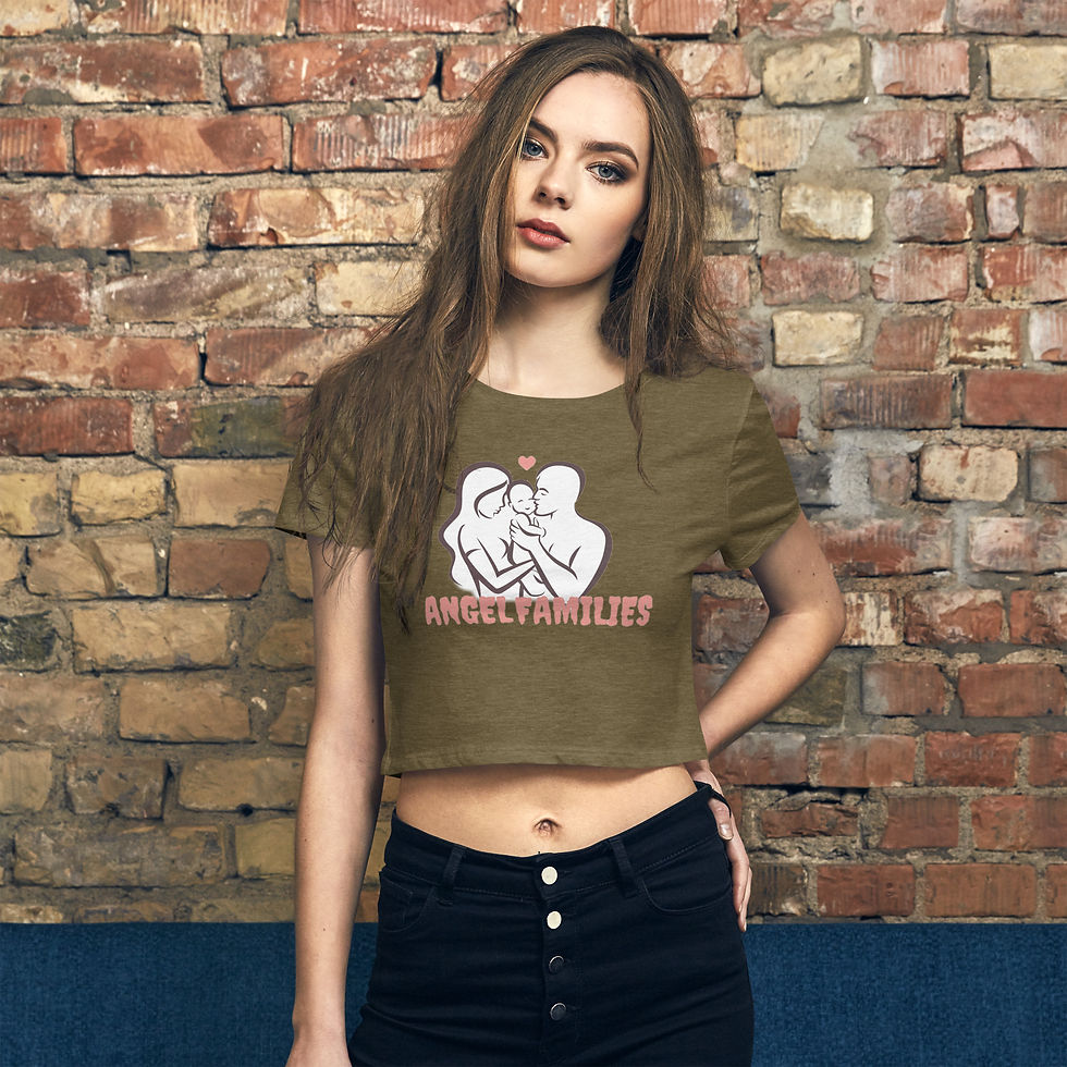Thumbnail: Angel Families Crop Tee