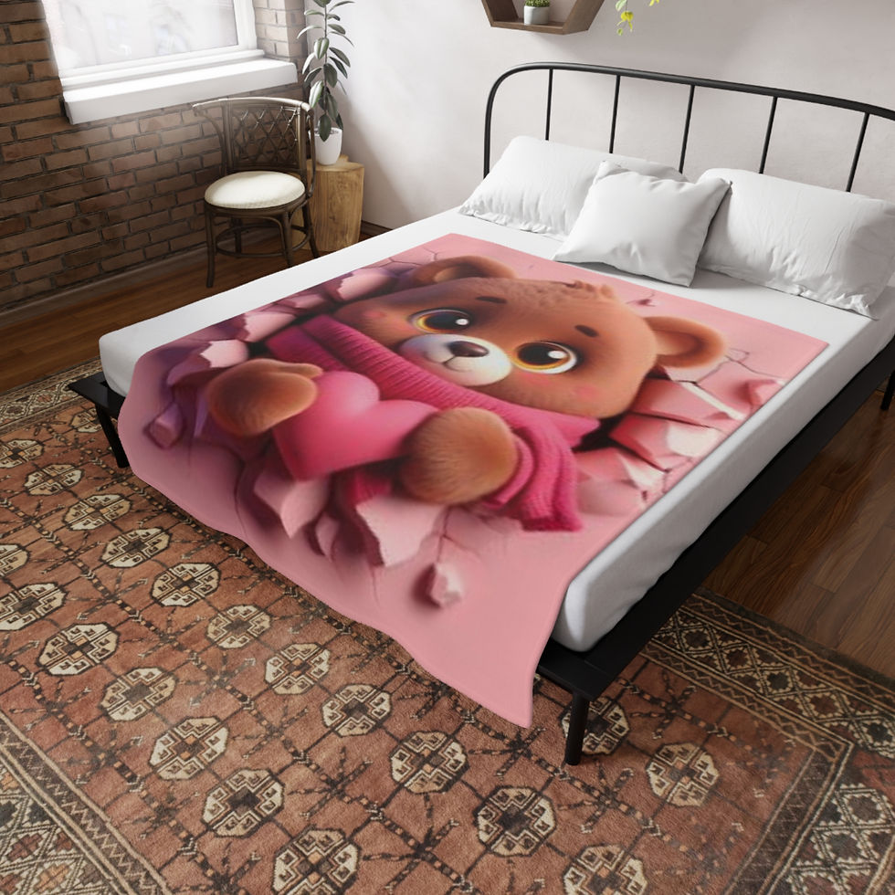 Thumbnail: Cute Bear Throw Blanket 