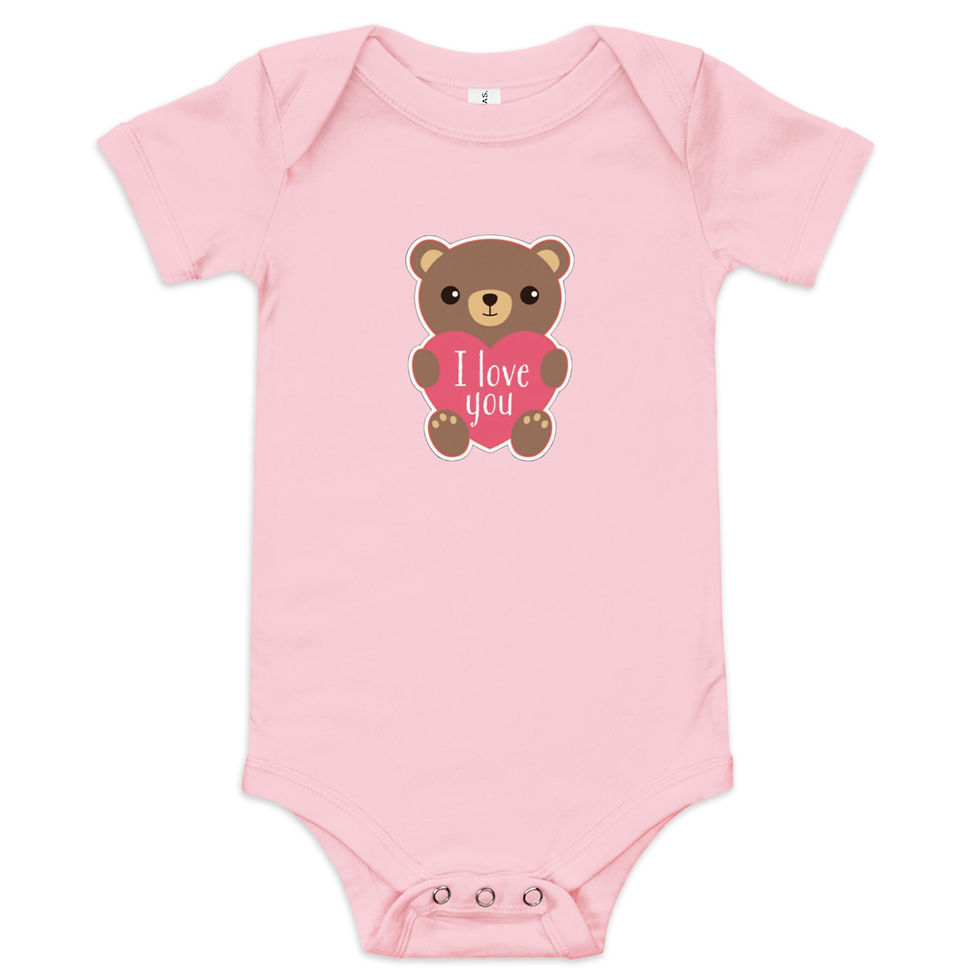 Thumbnail: I Love You Bear Onesie