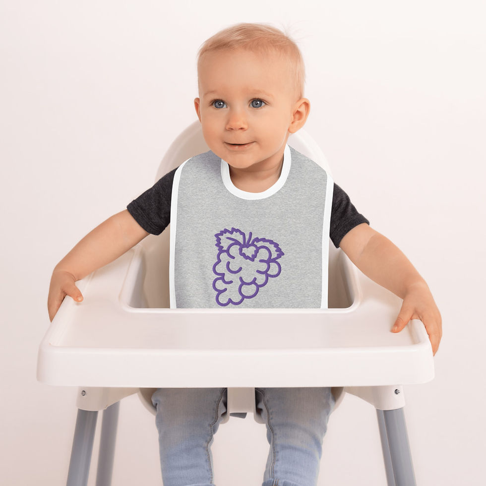 Thumbnail: Embroidered Baby Bib