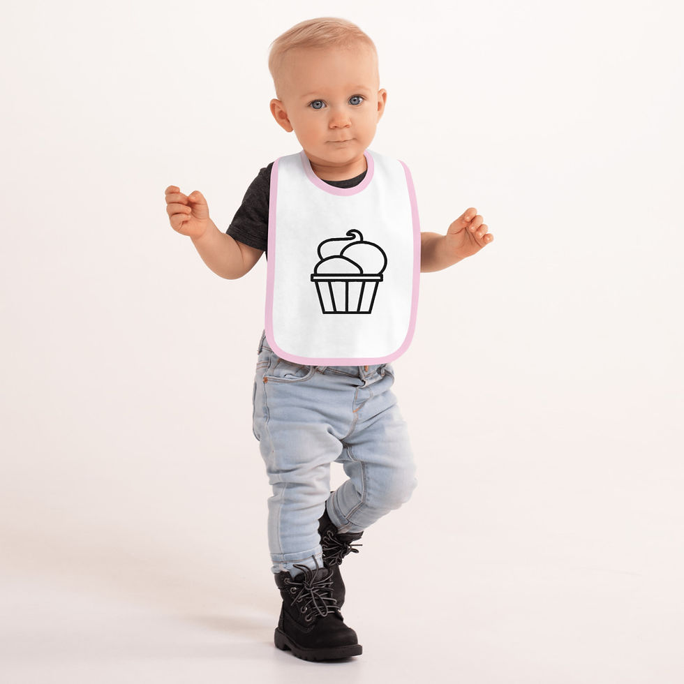Thumbnail: Embroidered Baby Bib