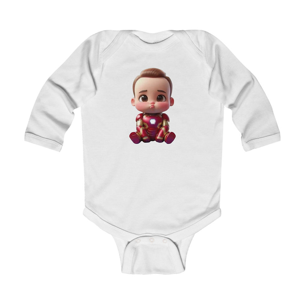 Thumbnail: Baby Iron Long Sleeve Onesie