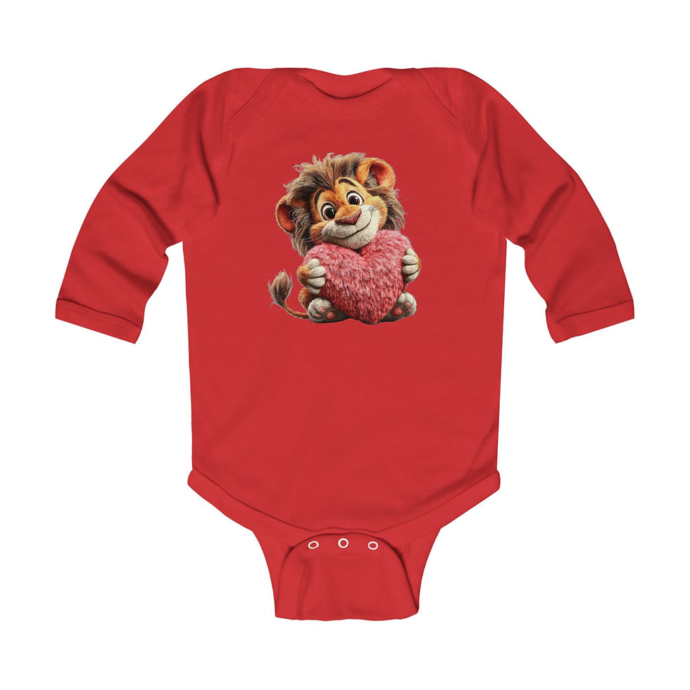 Thumbnail:  Cute Lion Holding Heart Sleeper