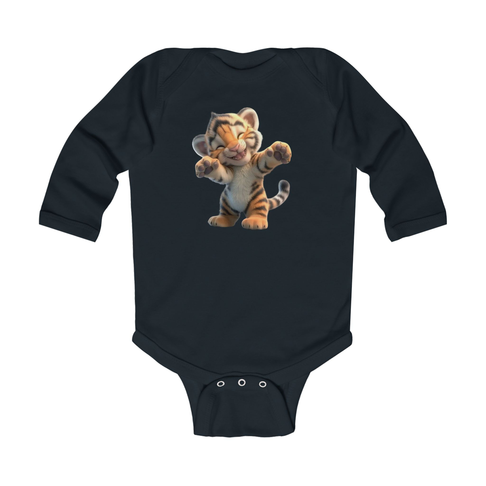 Adorable Tiger Long Sleeve Onesie