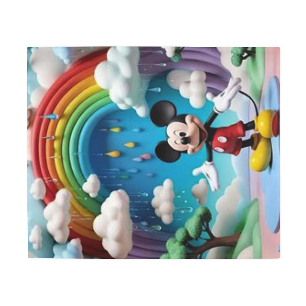 Thumbnail: Rainbow Baby Throw Blanket 