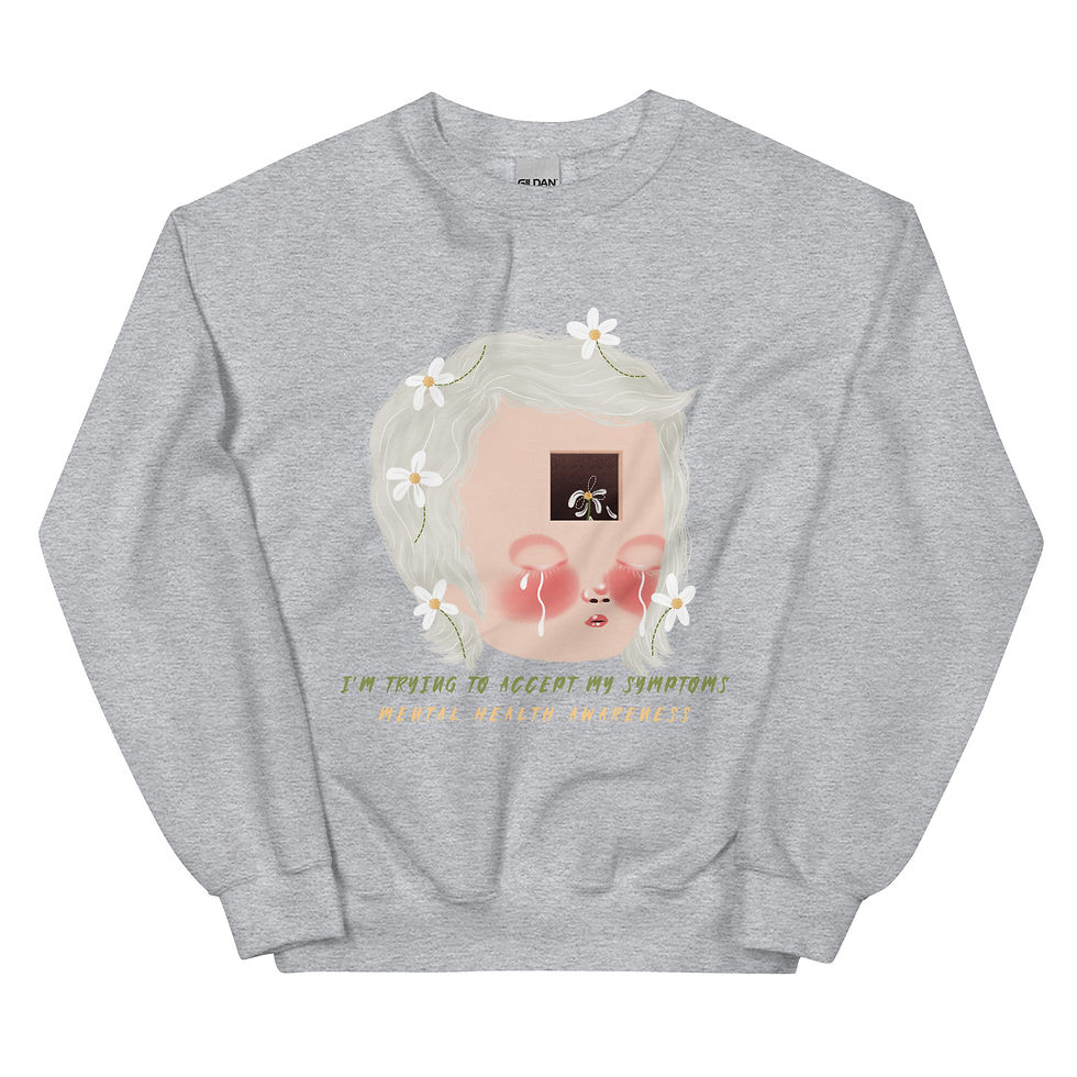 Thumbnail: I'm Trying To Accept My Symptoms Sweatshirt