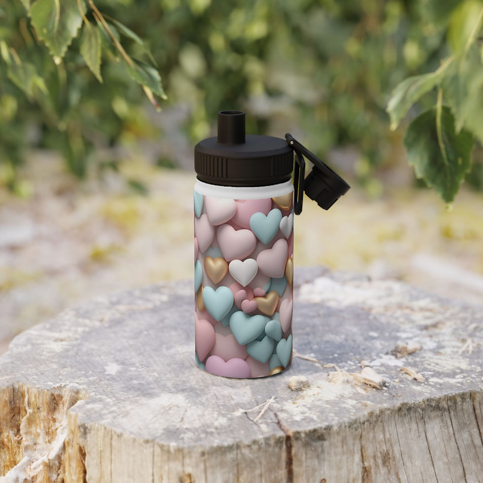 Thumbnail: Heart Stainless Steel Water Bottle 