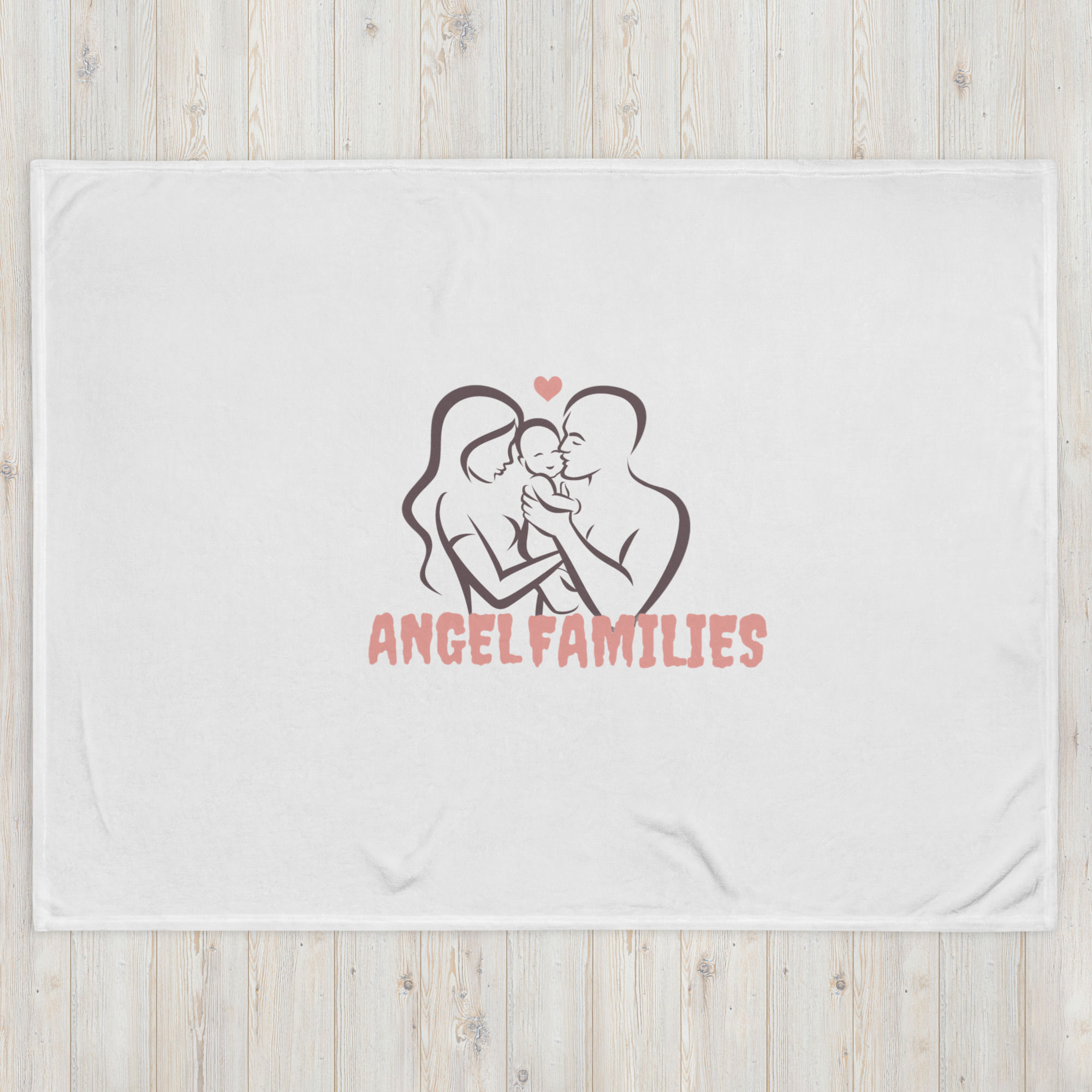 Angel Families Throw Blanket