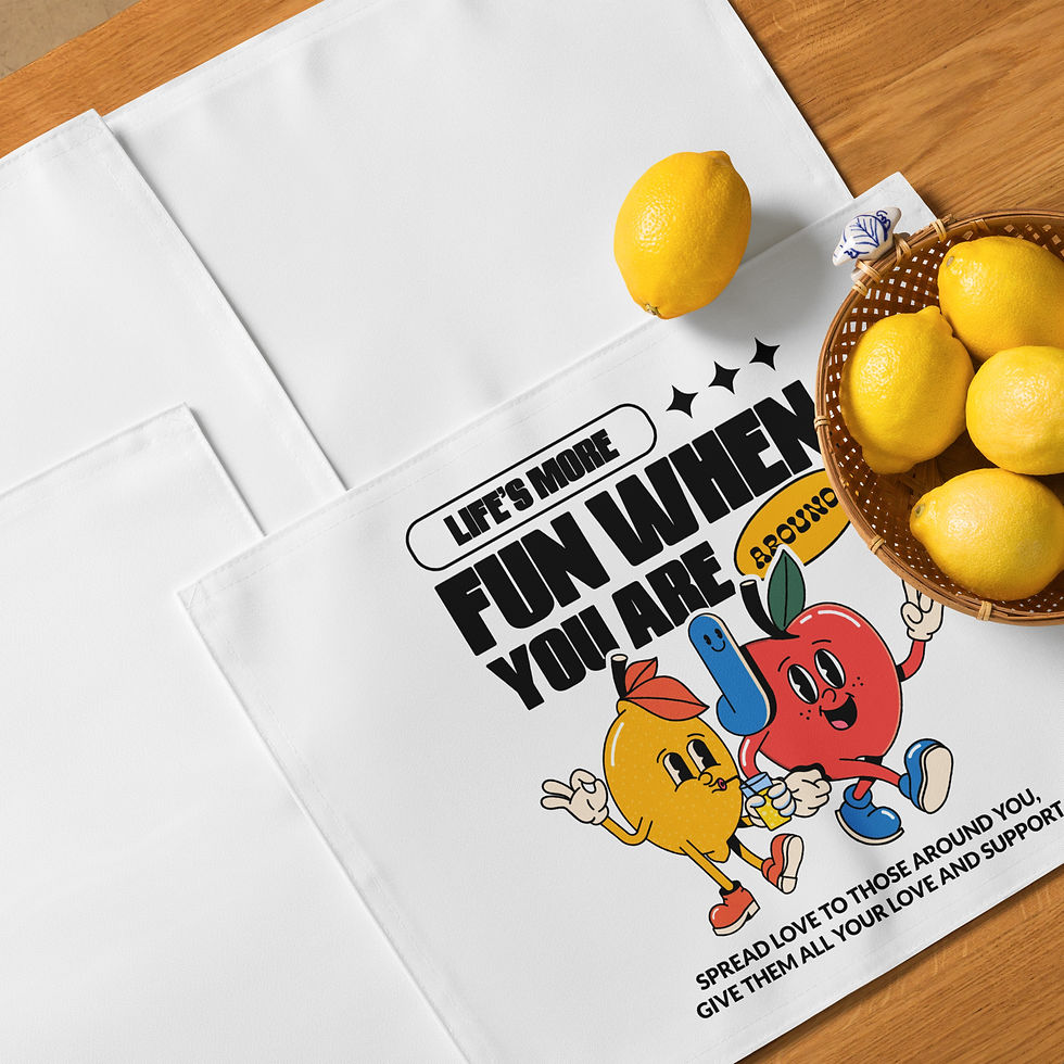 Thumbnail: Life's More Fun When You Are Around Placemat Set