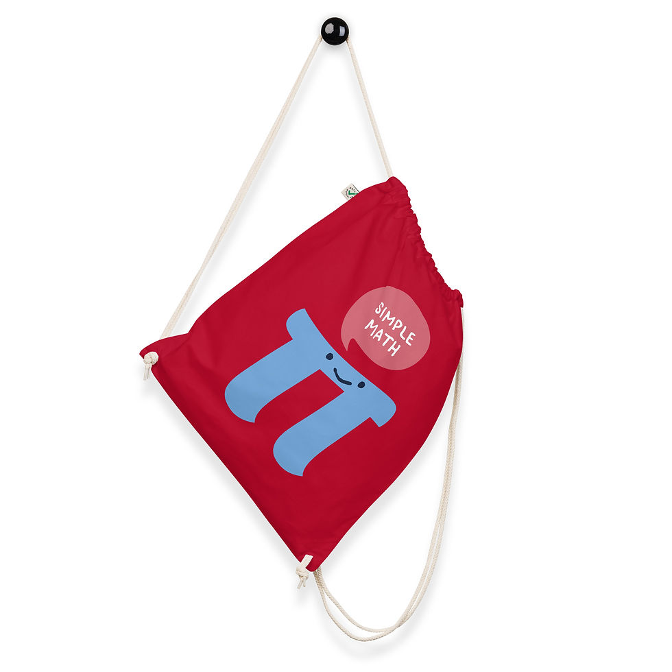 Thumbnail: Simple Math Drawstring Bag