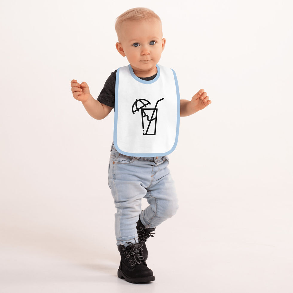Thumbnail: Embroidered Baby Bib