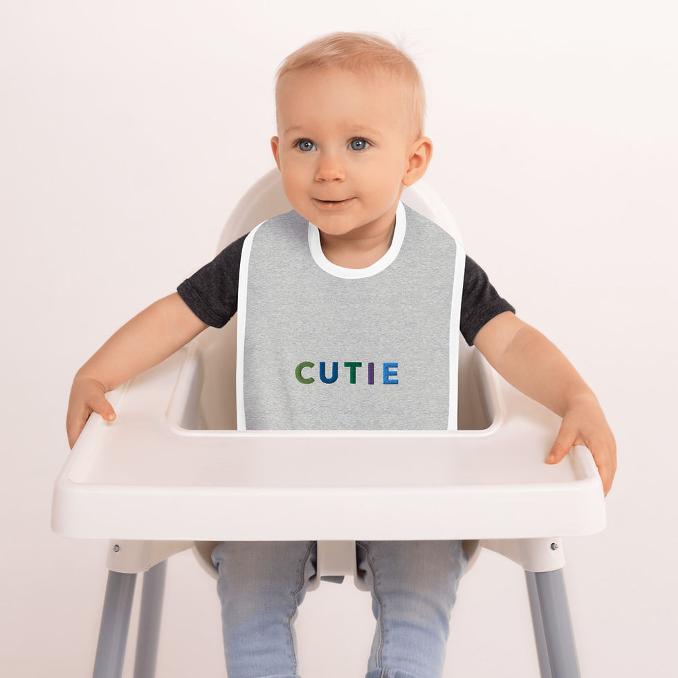 Thumbnail: Embroidered Baby Bib