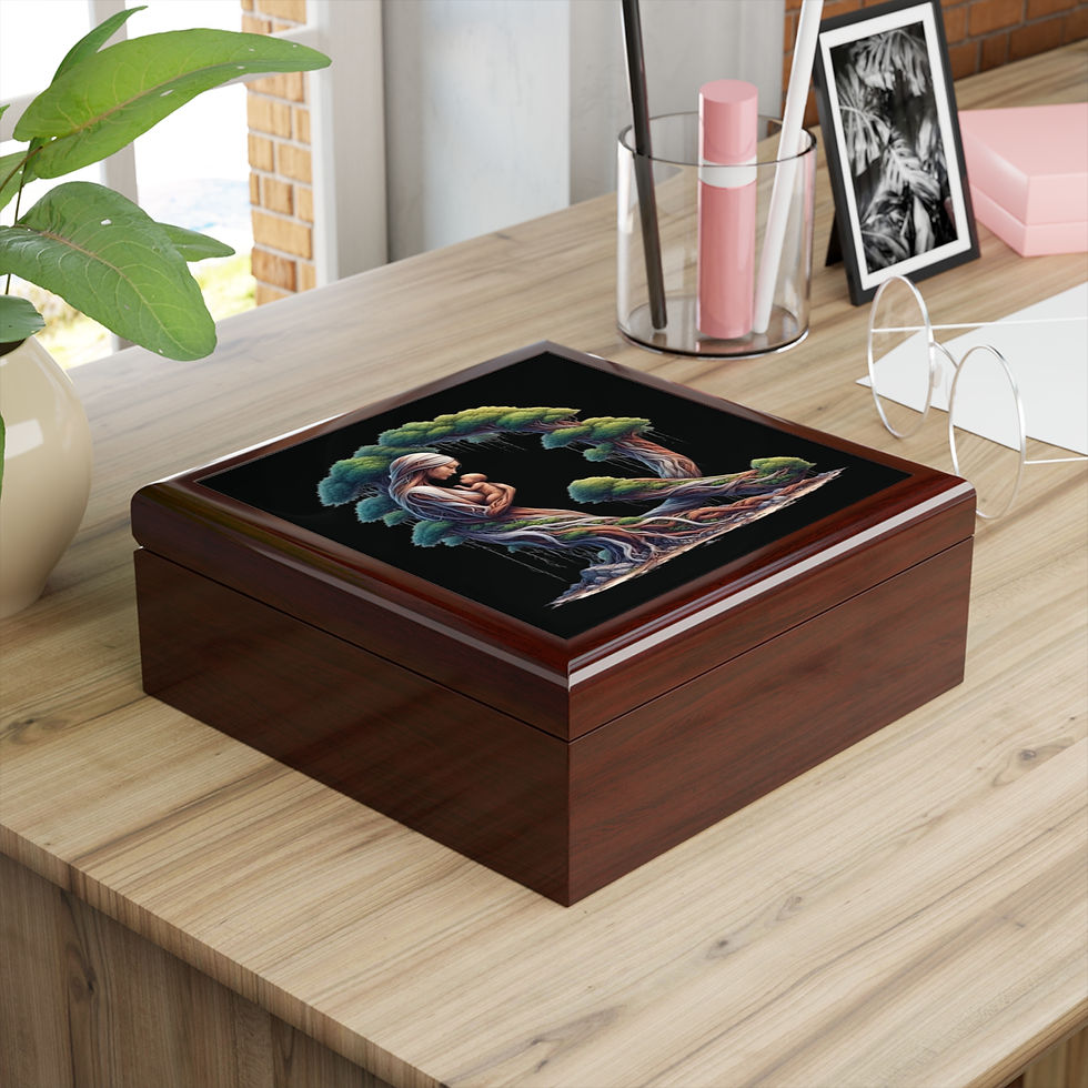 Thumbnail: Mother Q Tree Keepsake Box