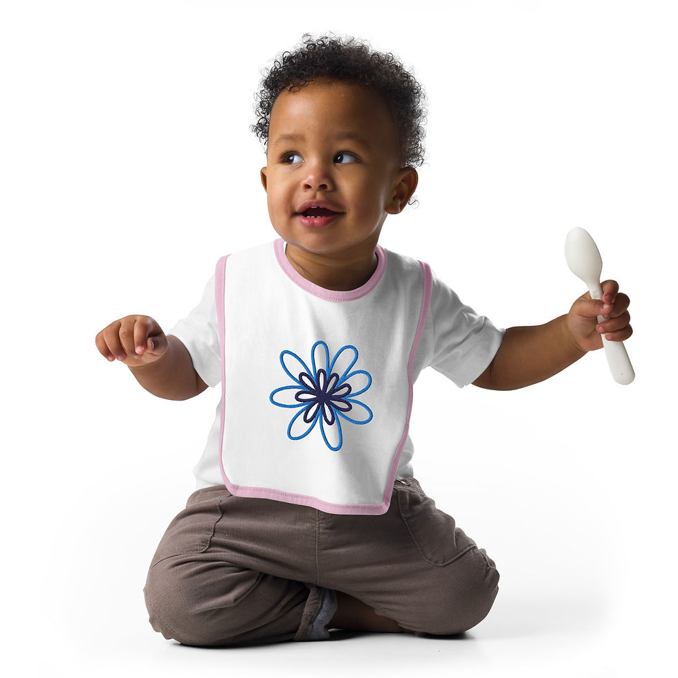 Thumbnail: Embroidered Baby Bib